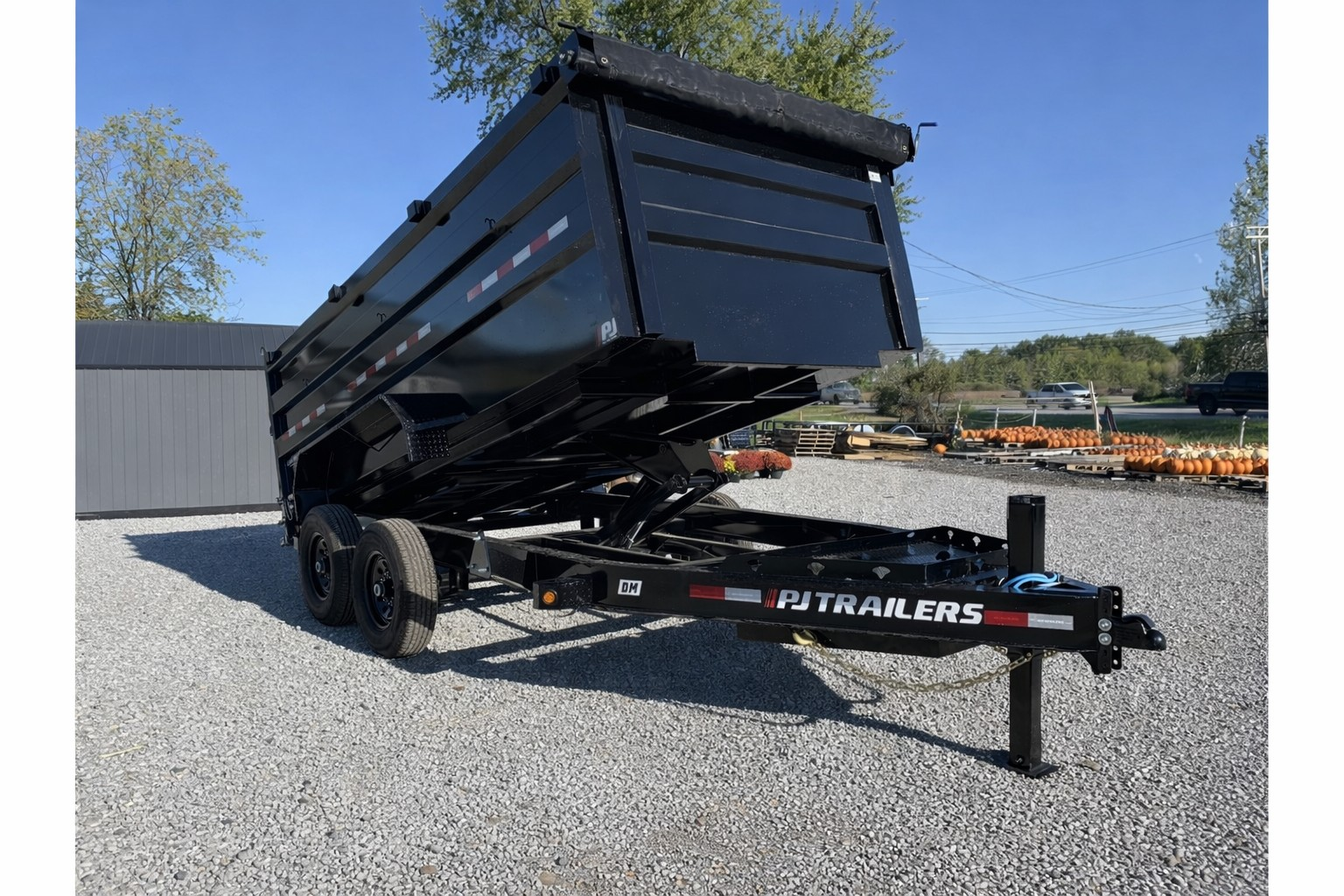 14' Dump Trailer by PJ available for rent